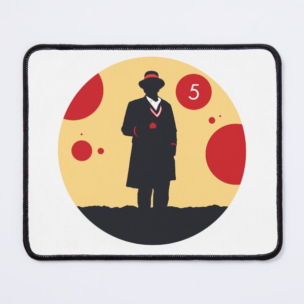 Item preview, Silhouette Fifth Doctor Peter Davison designed and sold by Blue Box Artworks.