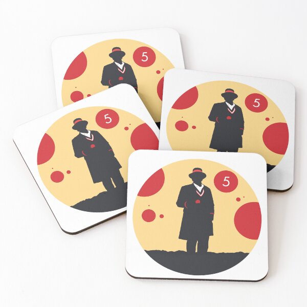 Item preview, Silhouette Fifth Doctor Peter Davison designed and sold by Blue Box Artworks.