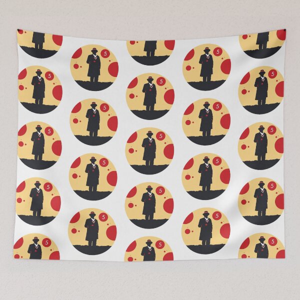 Item preview, Silhouette Fifth Doctor Peter Davison designed and sold by Blue Box Artworks.