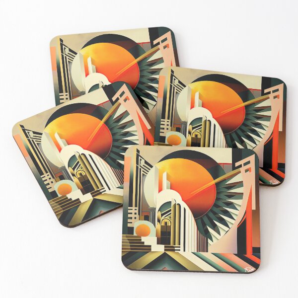 Item preview, ART DECO ABSTRACT designed and sold by ArtbyRolleen.