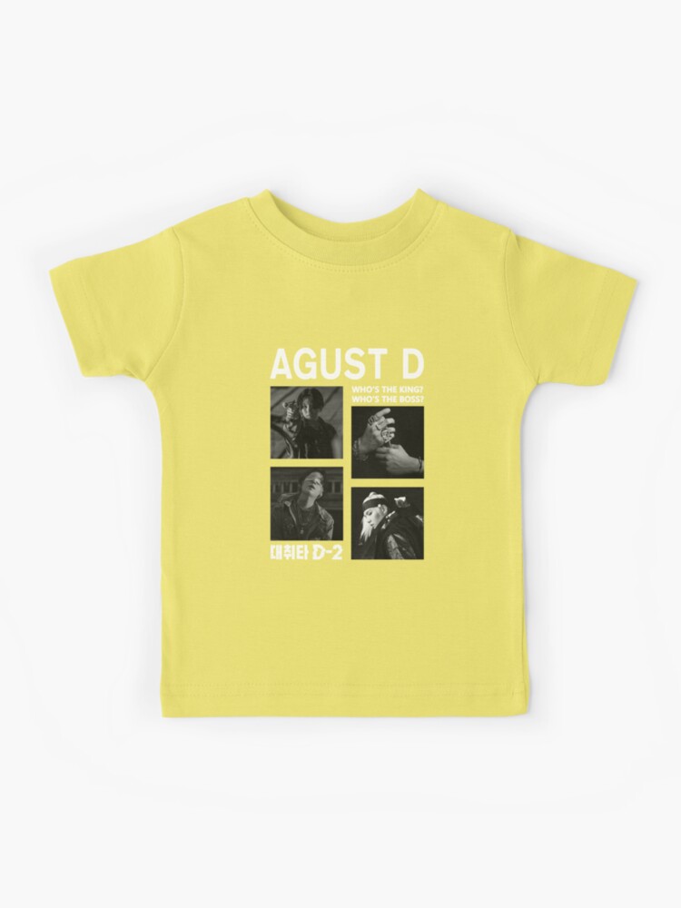BTS SUGA AgustD Tシャツ BTS SUGA Agust D Min Yoongi Unisex K-Pop T-Shirt Black Short
