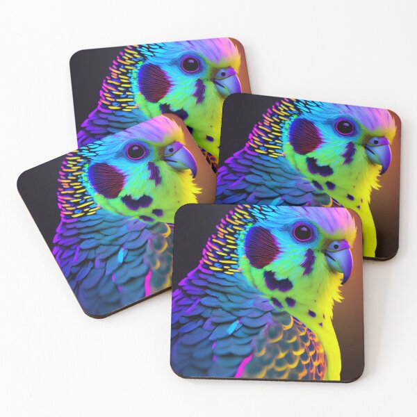 Item preview, Colorful Neon Feathered Beauty designed and sold by mcmtdesigns.