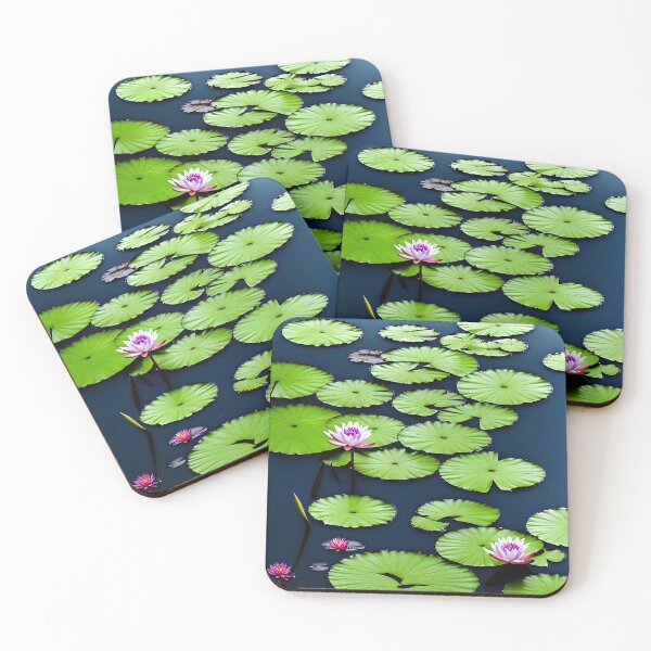 Item preview, Vibrant July Water Lilies designed and sold by FamiliarPufferfish.