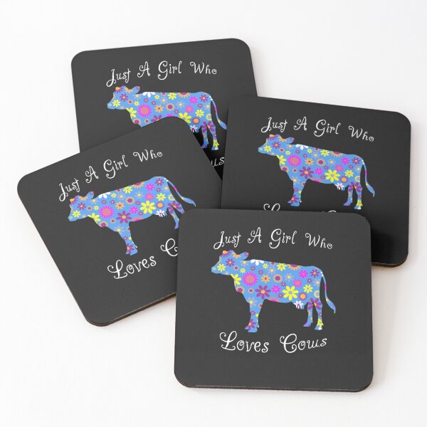 Item preview, Just Girl Who Love Cows  designed and sold by HelloLoriDesign.