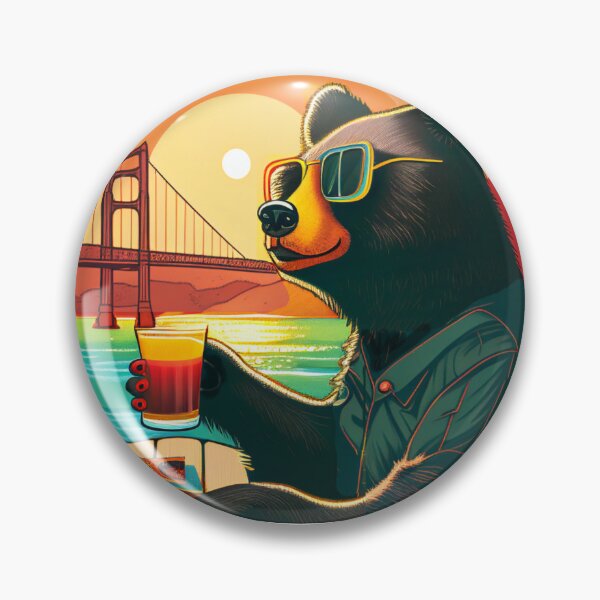 Item preview, It's a Cali Thing Black Bear Chillin designed and sold by Coder-T.