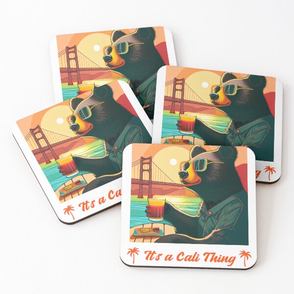 Item preview, It's a Cali Thing Black Bear Chillin designed and sold by Coder-T.