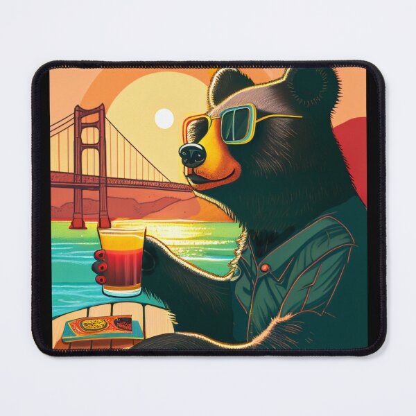 Item preview, It's a Cali Thing Black Bear Chillin designed and sold by Coder-T.