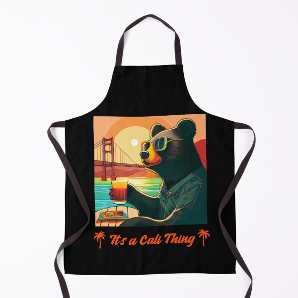 Item preview, It's a Cali Thing Black Bear Chillin designed and sold by Coder-T.