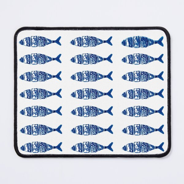 Item preview, cute pattern of flirty sardines designed and sold by ElizabethCoelho.