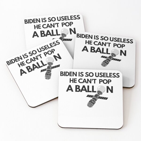 Item preview, Biden is so useless he can't pop a ballon funny political quotes  designed and sold by Castore design.