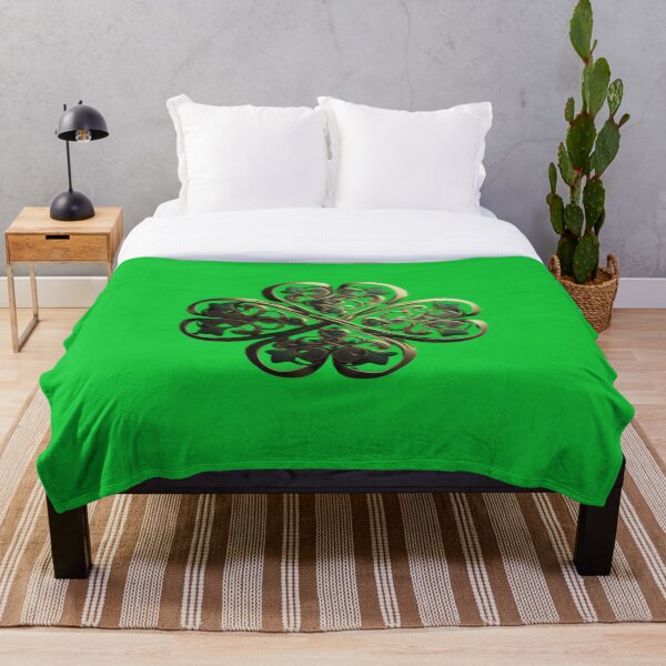 Item preview, 4 leaf metal gold Glover, Luck of the Irish symbol, St.Patricks day design designed and sold by Victornewyork.