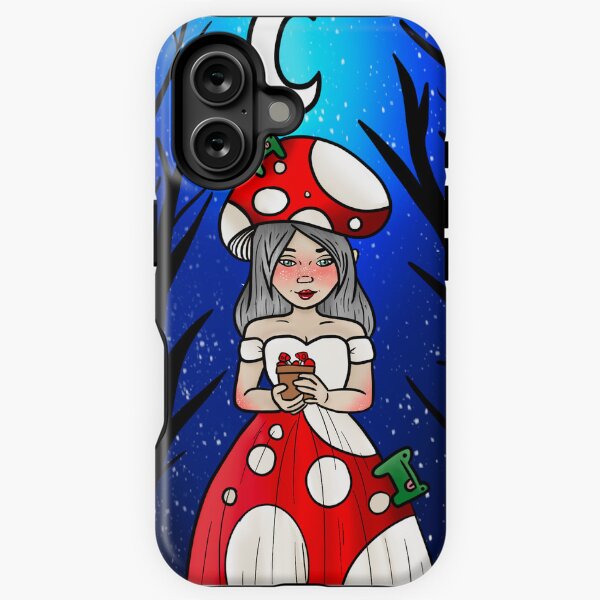 Vista previa del artículo con la obra «Chica Champiñón en el bosque», diseñado y vendido por Jillian151.