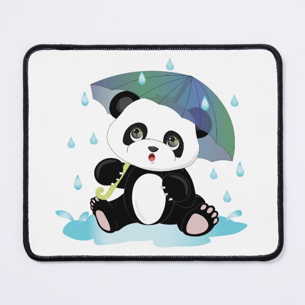 Item preview, Panda bear under the rain designed and sold by atedesigns.
