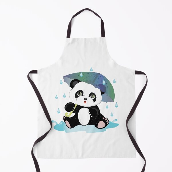 Item preview, Panda bear under the rain designed and sold by atedesigns.