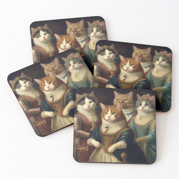 Item preview, Renaissance Kitties all Gussied Up designed and sold by Yotebeth.