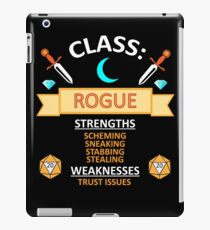 D20: Rogue Funny RPG iPad Case/Skin