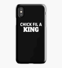 Chick fil a king iPhone Case