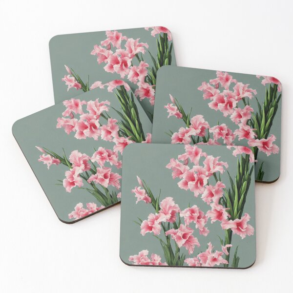 Item preview, August Gladiolus Flowers designed and sold by FamiliarPufferfish.