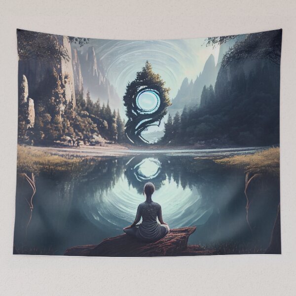 Item preview, Serenity in the Portal designed and sold by Goddess888.