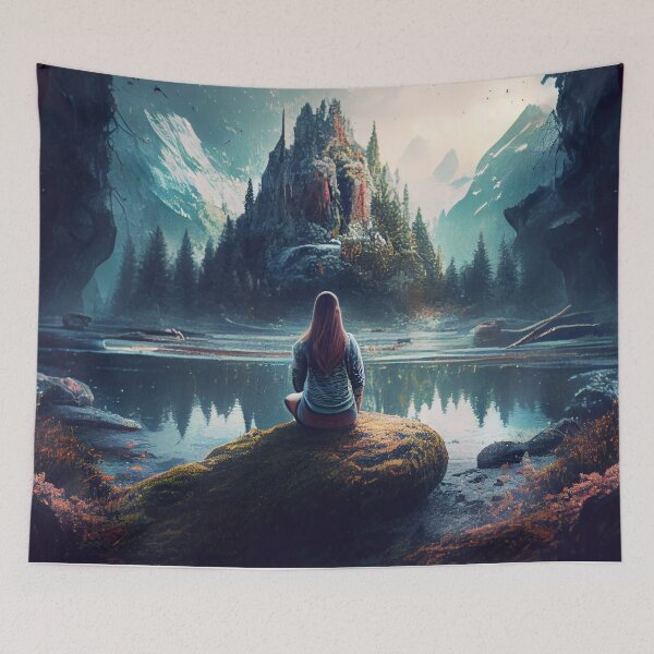 Item preview, The Peaceful Lake designed and sold by Goddess888.