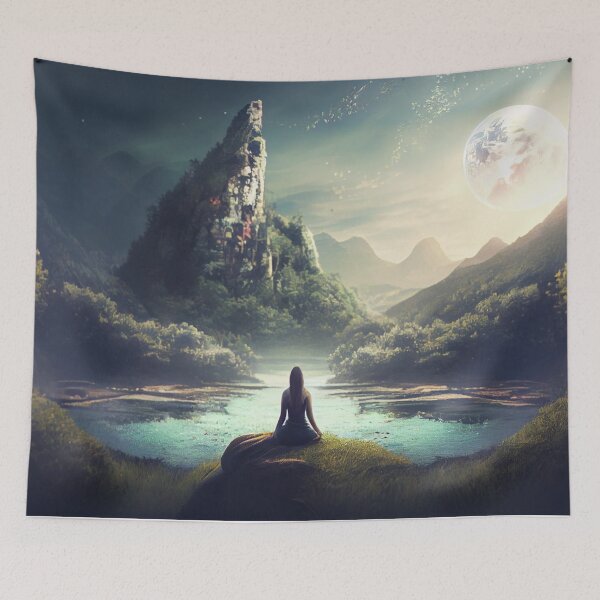 Item preview, Inner Peace by the Moon designed and sold by Goddess888.