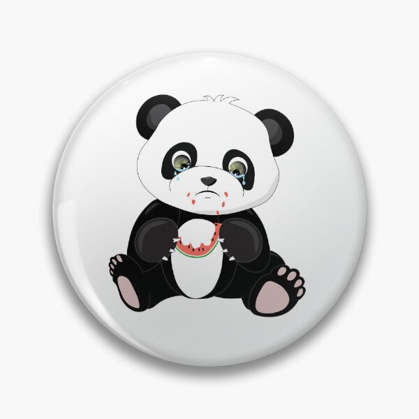 Item preview, Panda bear crying for a watermelon designed and sold by atedesigns.