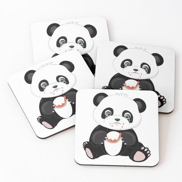 Item preview, Panda bear crying for a watermelon designed and sold by atedesigns.
