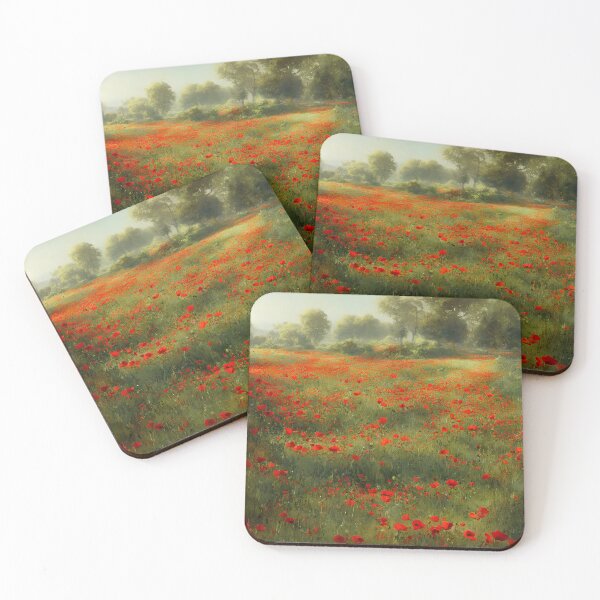 Item preview, Field of Poppies for August designed and sold by FamiliarPufferfish.