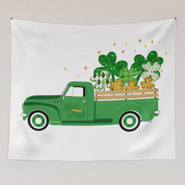 Item preview, St. Patrick’s Day Luck of the Irish pickup truck designed and sold by MLD112.