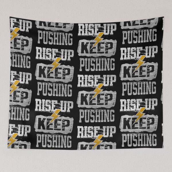 Item preview, Rise Up, Keep Pushing designed and sold by LifeofWindy.