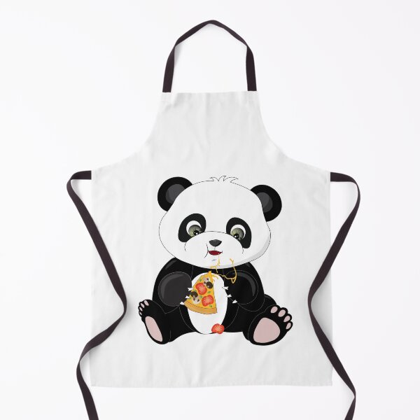 Item preview, Panda bear eating pizza designed and sold by atedesigns.