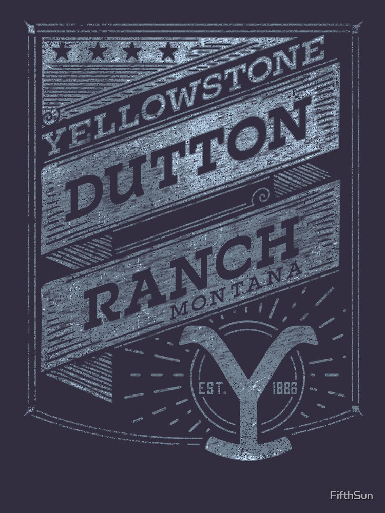 Disover YStone Dutton Ranch Montana Distressed Vintage Design | Essential T-Shirt 