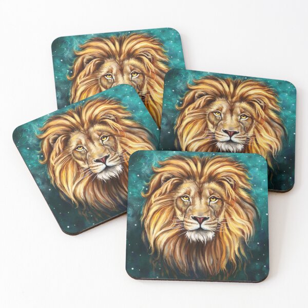 Item preview, Floral Art Nouveau Lion designed and sold by Sameart ⭐⭐⭐⭐⭐.