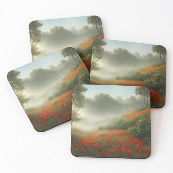 Item preview, A Forest with August Poppies designed and sold by FamiliarPufferfish.