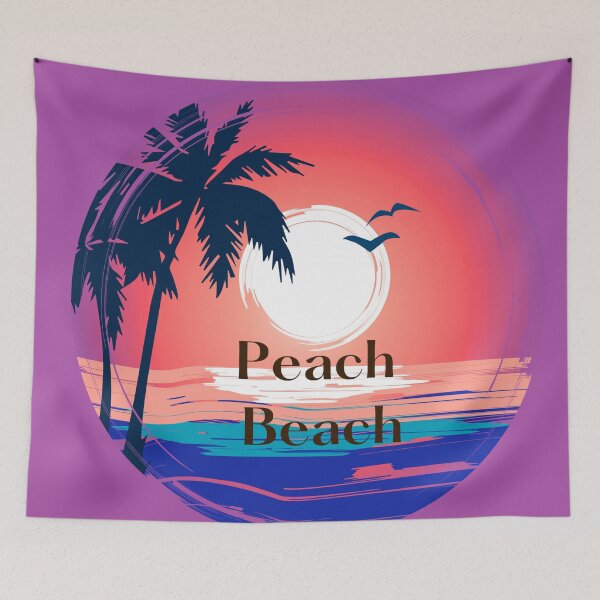 Item preview, Peach Beach designed and sold by GiftzCircle.