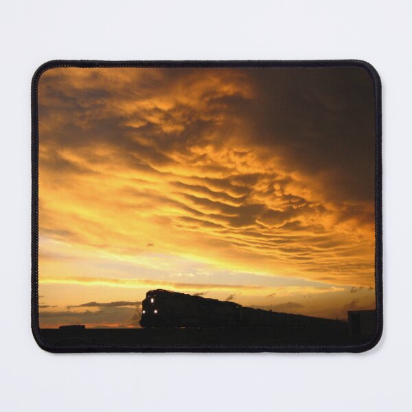 Item preview, Train Silhouette Against Sunset designed and sold by jojobob.