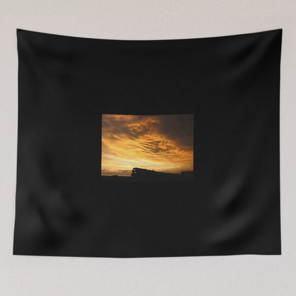Item preview, Train Silhouette Against Sunset designed and sold by jojobob.