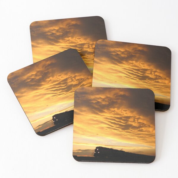 Item preview, Train Silhouette Against Sunset designed and sold by jojobob.