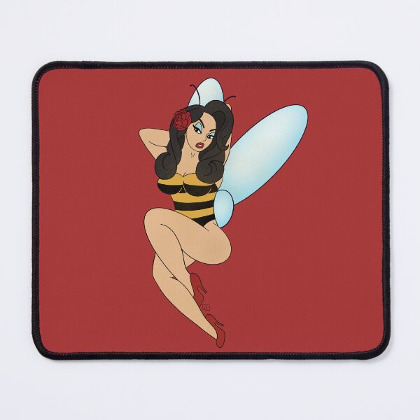 Item preview, Save the Bees Pin Up designed and sold by RooBooCo.