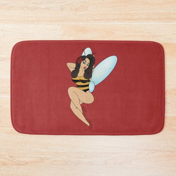 Item preview, Save the Bees Pin Up designed and sold by RooBooCo.