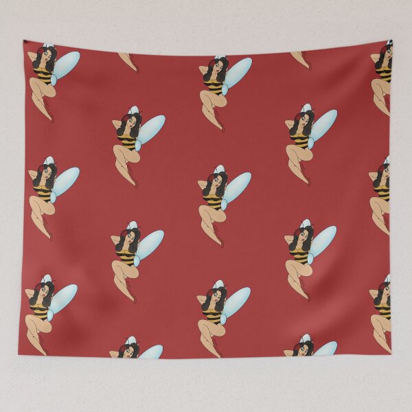 Item preview, Save the Bees Pin Up designed and sold by RooBooCo.