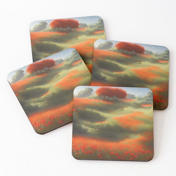 Item preview, Wild Poppy Field for August designed and sold by FamiliarPufferfish.