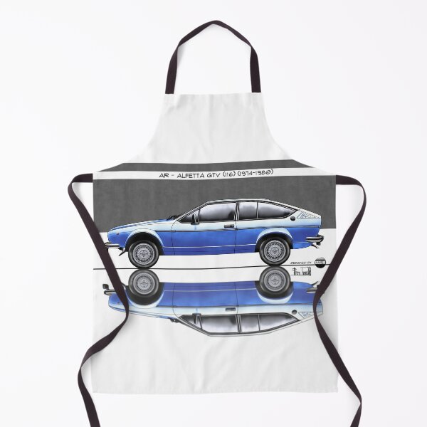 Item preview, Azaziel Original Series - Drawing of AR - Alfetta Gtv (116) in Azzurro Le Mans designed and sold by Azaziel.