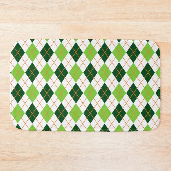 Item preview, St. Patrick’s Day diamond plaid pattern designed and sold by MLD112.