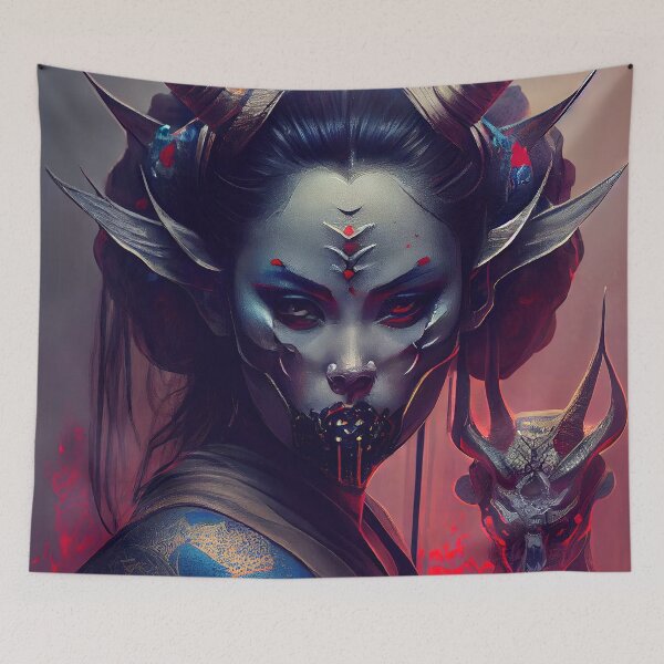 Item preview, Makkari no Oni designed and sold by OccultDreams.