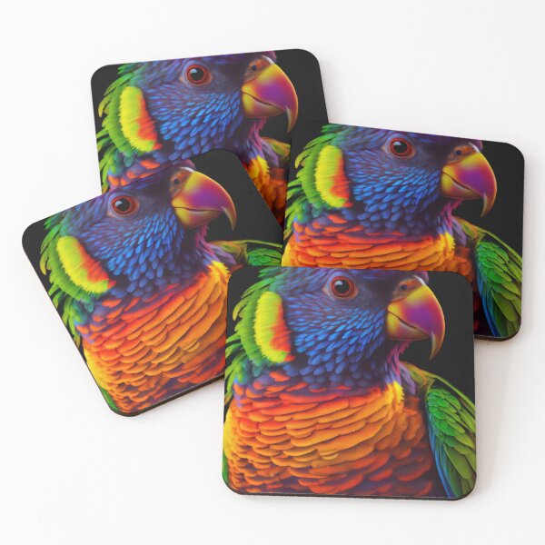 Item preview, Iridescent Rainbow Lorikeet  designed and sold by mcmtdesigns.