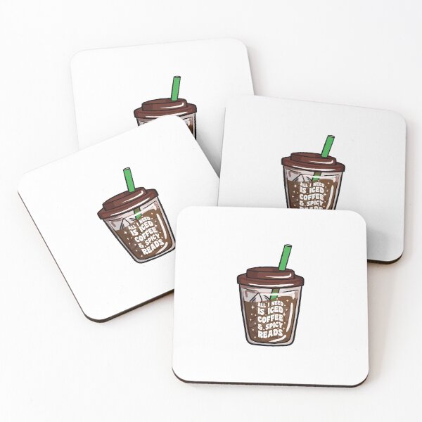 Item preview, All I Need Is Iced Coffee & Spicy Reads  designed and sold by KMIKBAL7.
