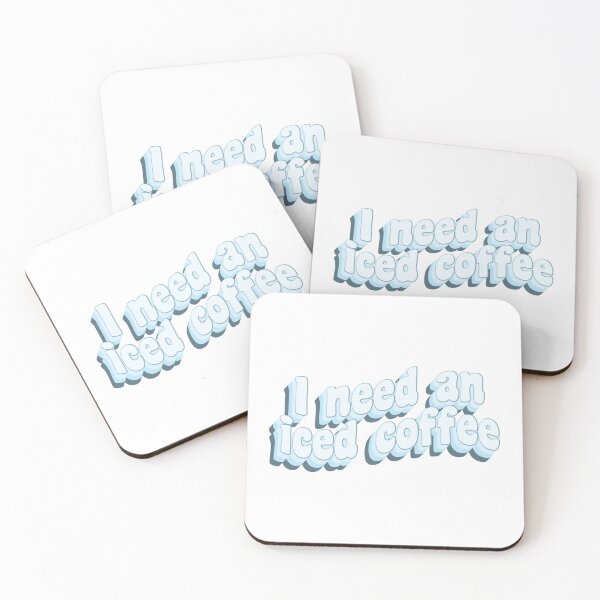 Item preview, I Need An Iced Coffee designed and sold by KMIKBAL7.