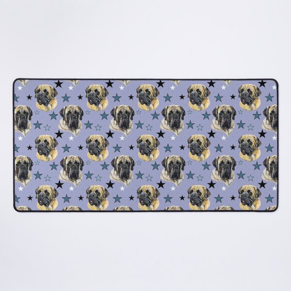 Item preview, Mastiff Scarf - Blue  designed and sold by LouiseJarvisArt.