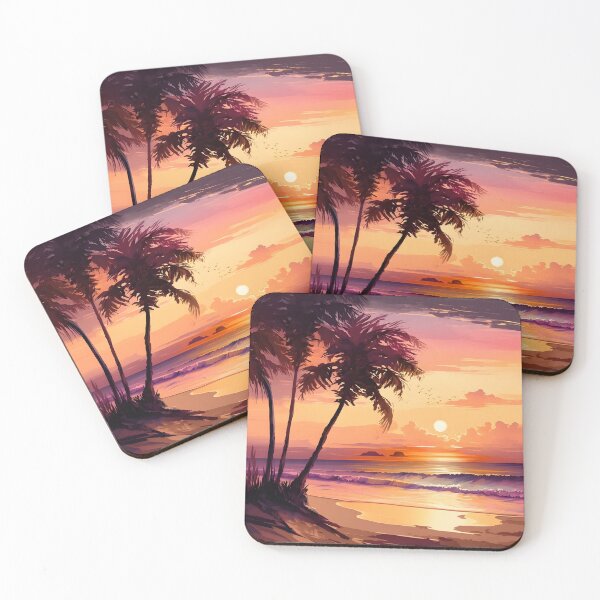 Item preview, Beautiful Beach sunset designed and sold by Waveval.